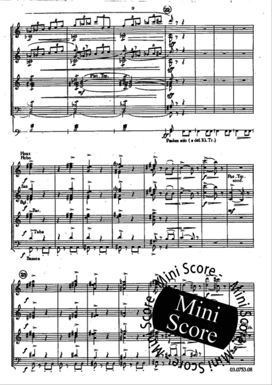 Colas Breugnon Concert Band scores gallery preview page 13