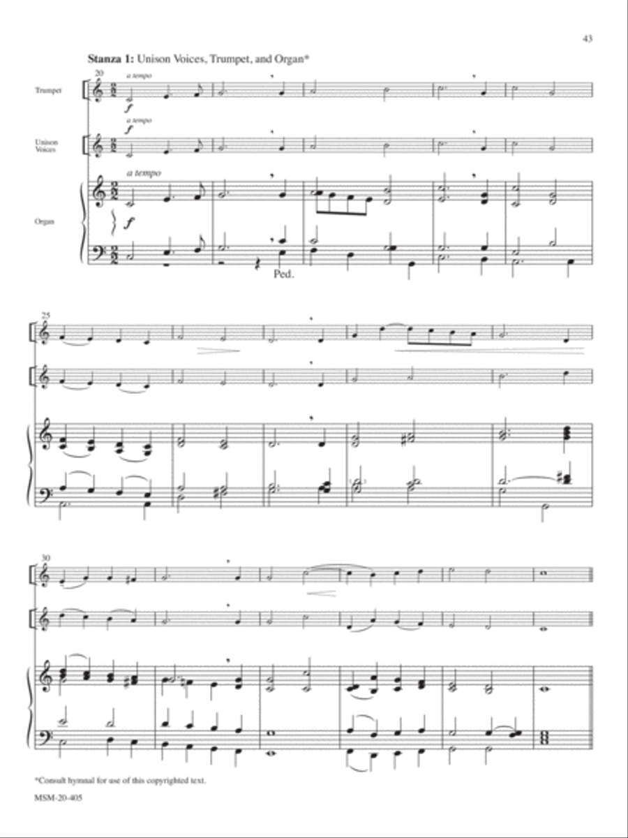 Christ Is Alive! Let Christians Sing Choir scores gallery preview page 3