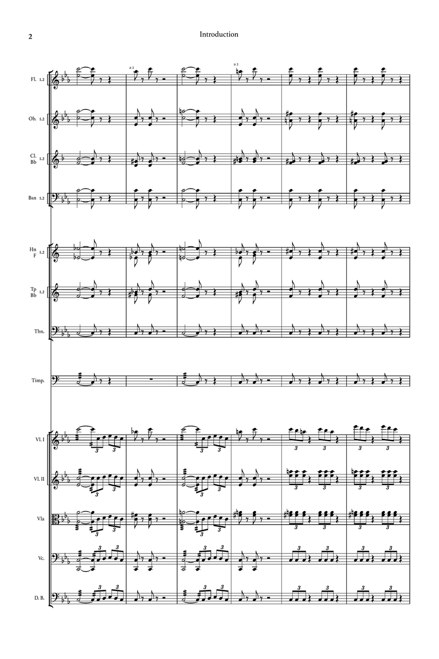 Mesdames de la Halle - full score Chamber Music scores gallery preview page 4