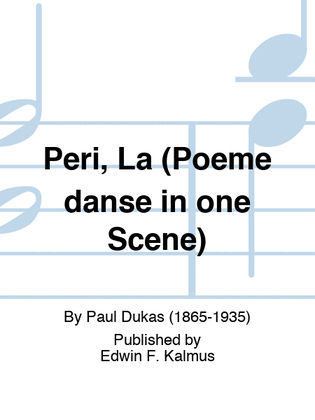 Book cover for Peri, La (Poeme danse in one Scene)
