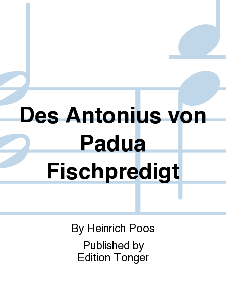 Des Antonius von Padua Fischpredigt