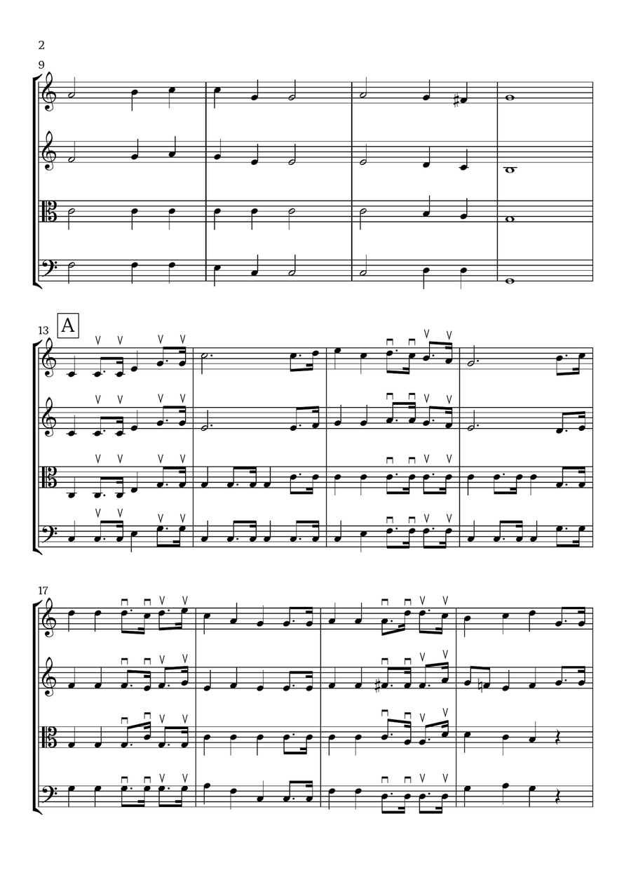 Up From the Grave He Arose (String Quartet) - Easter Hymn String Quartet scores gallery preview page 2