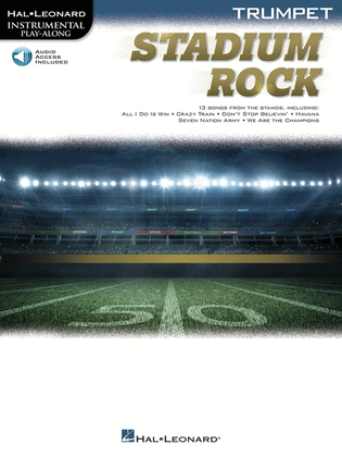 Book cover for Stadium Rock for Trumpet