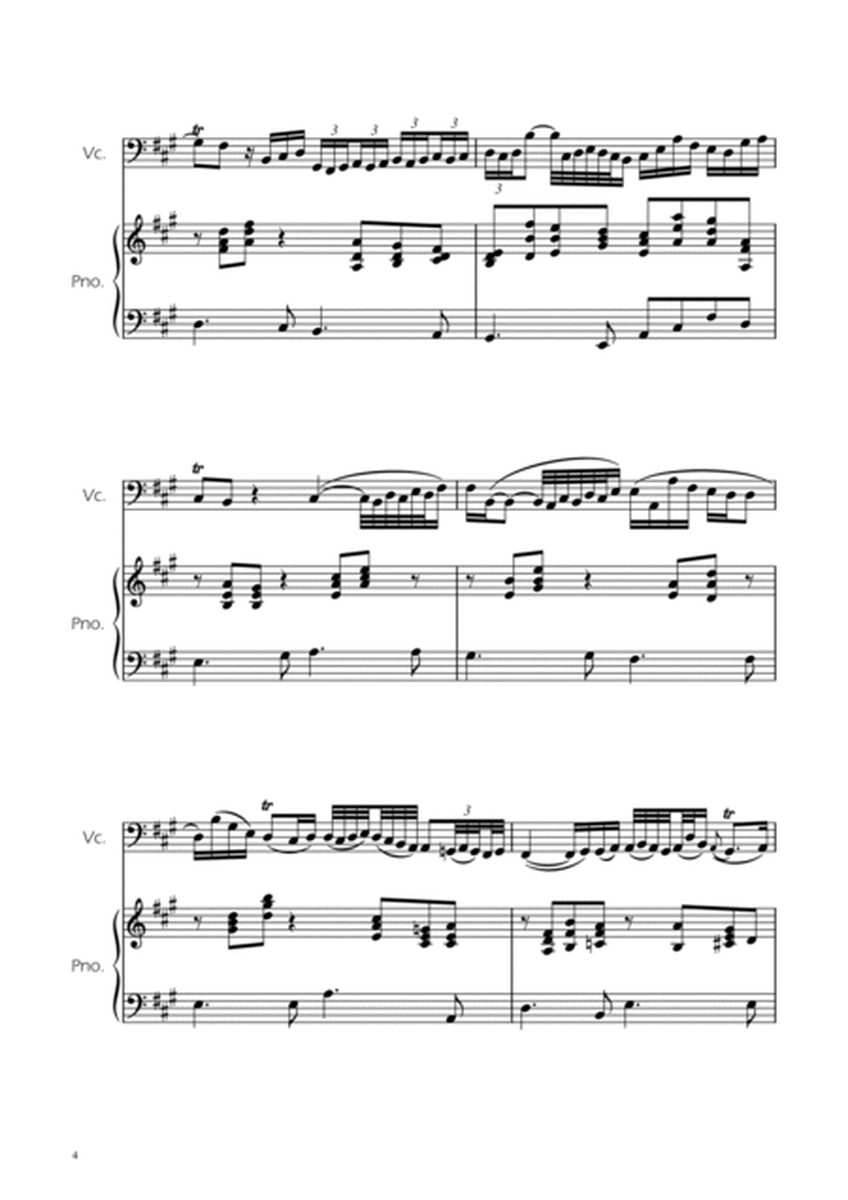 Arioso BWV 156 - Cello Solo w/ Piano image number null