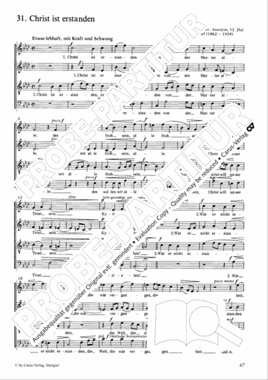Geistliches Chorbuch der Romantik Choir scores gallery preview page 68