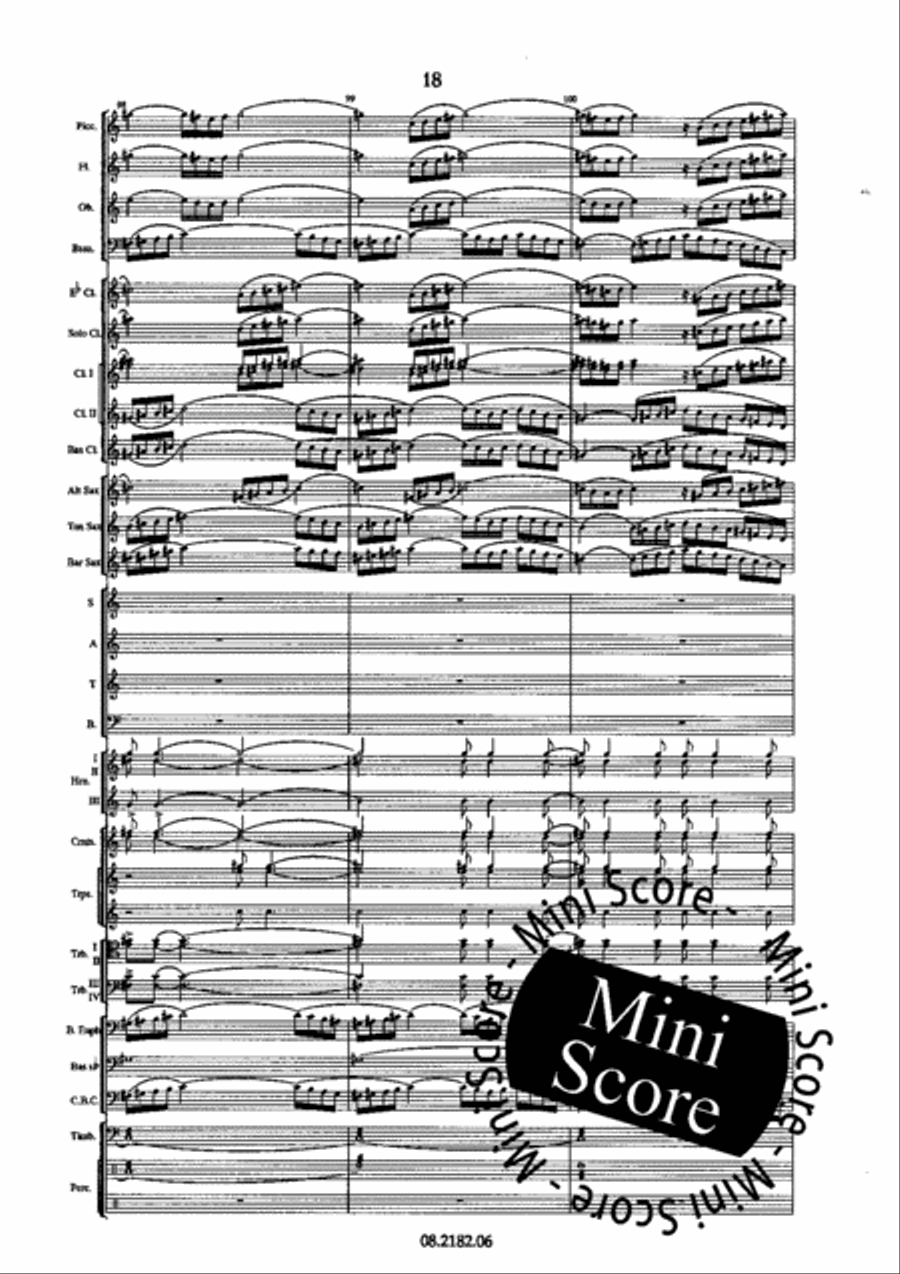 Oratorio Olympique SATB/Harmonie 4-Part scores gallery preview page 22