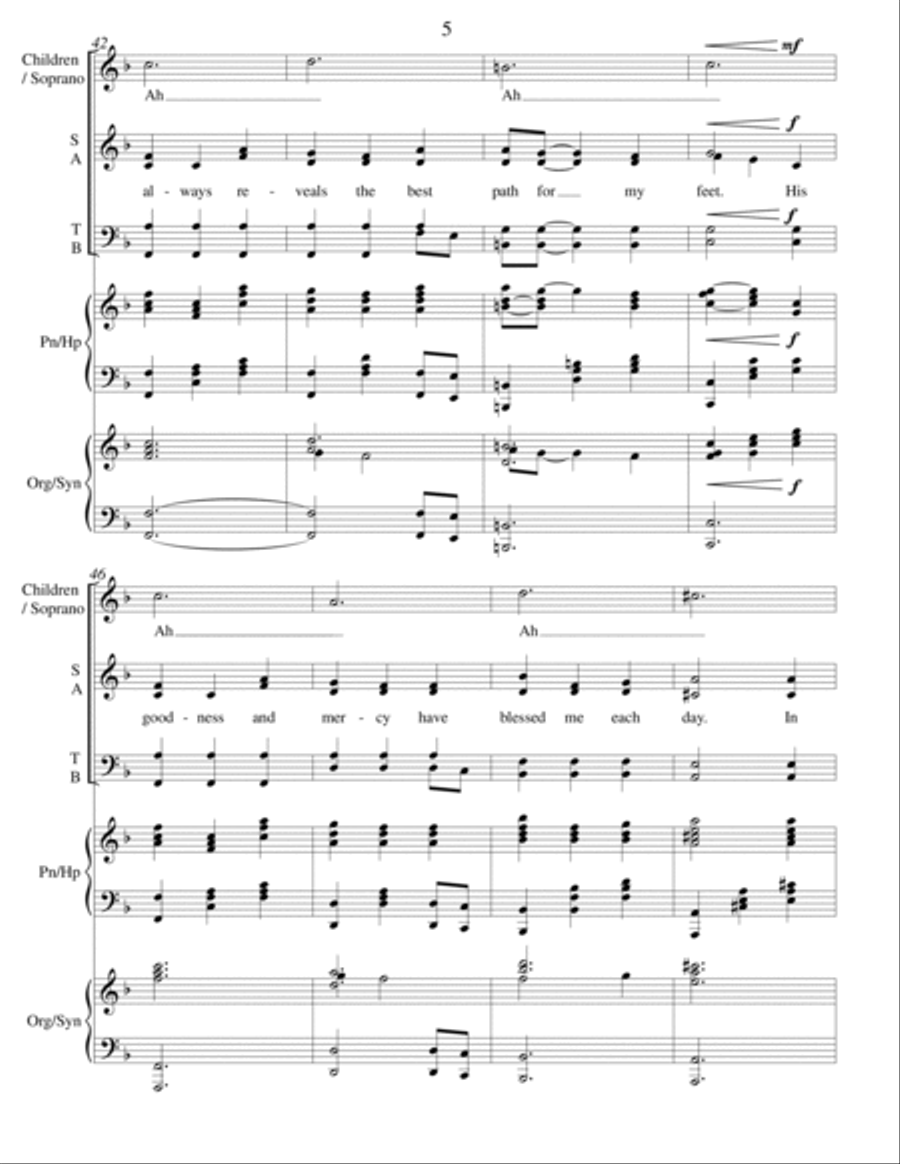 MY SHEPHERD 4-Part scores gallery preview page 6