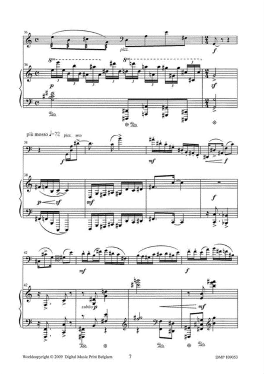 Elégie Piano Accompaniment scores gallery preview page 6