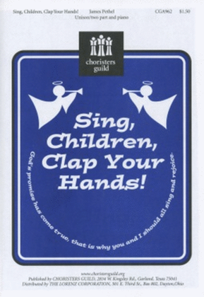 Book cover for Sing Children, Clap Your Hands