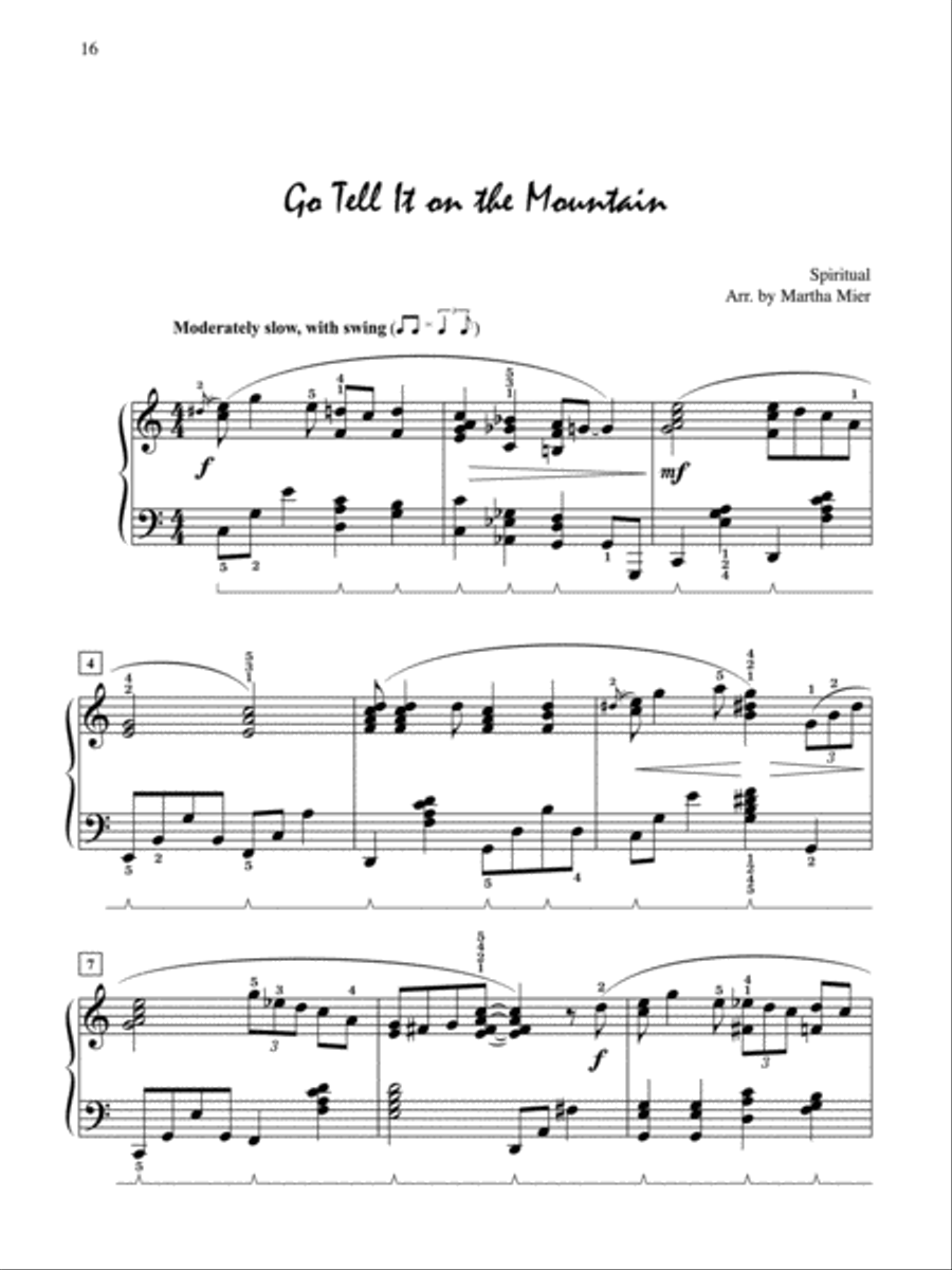 Christmas Jazz, Rags & Blues, Book 5 Piano Solo scores gallery preview page 5