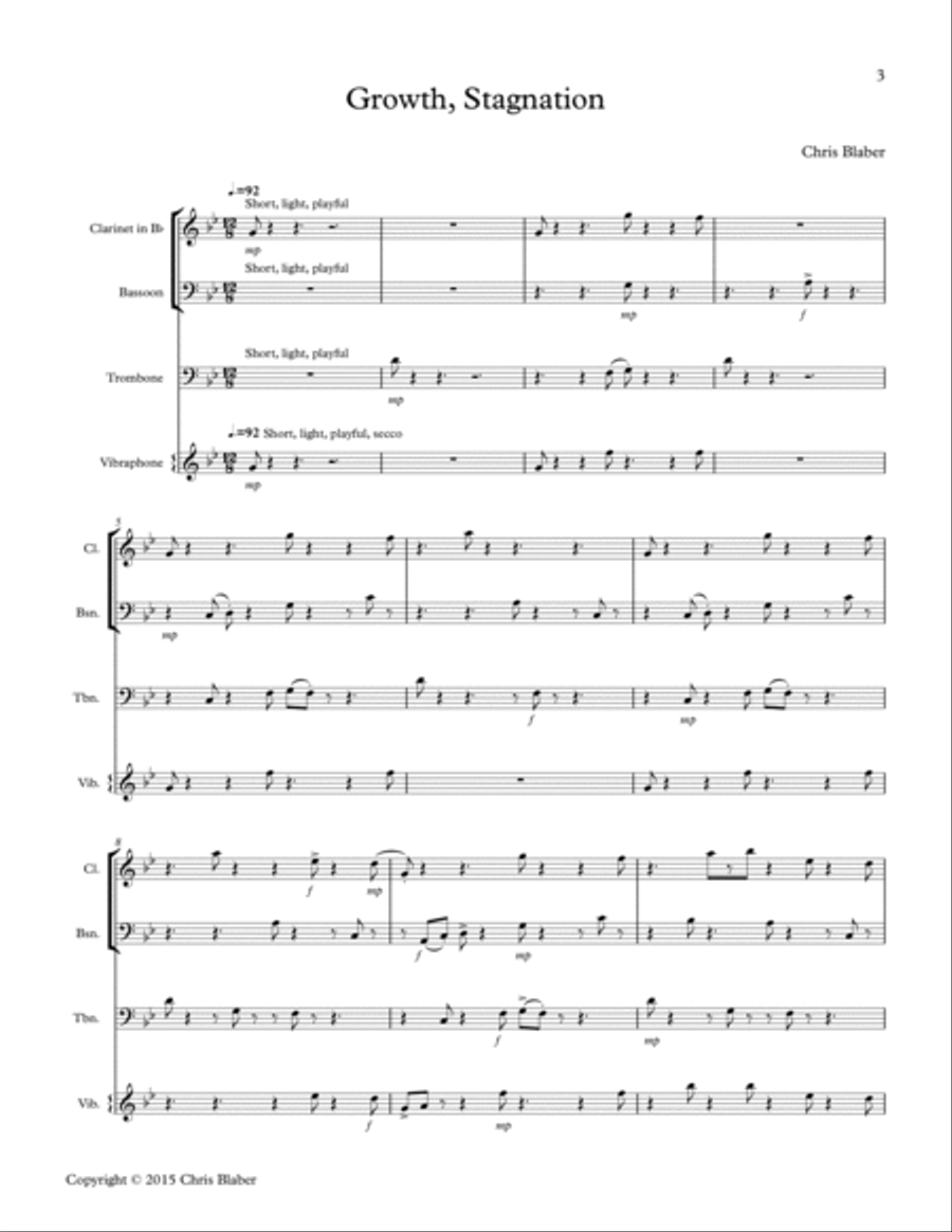 Growth, Stagnation Growth, Stagnation Small Ensemble scores gallery preview page 3