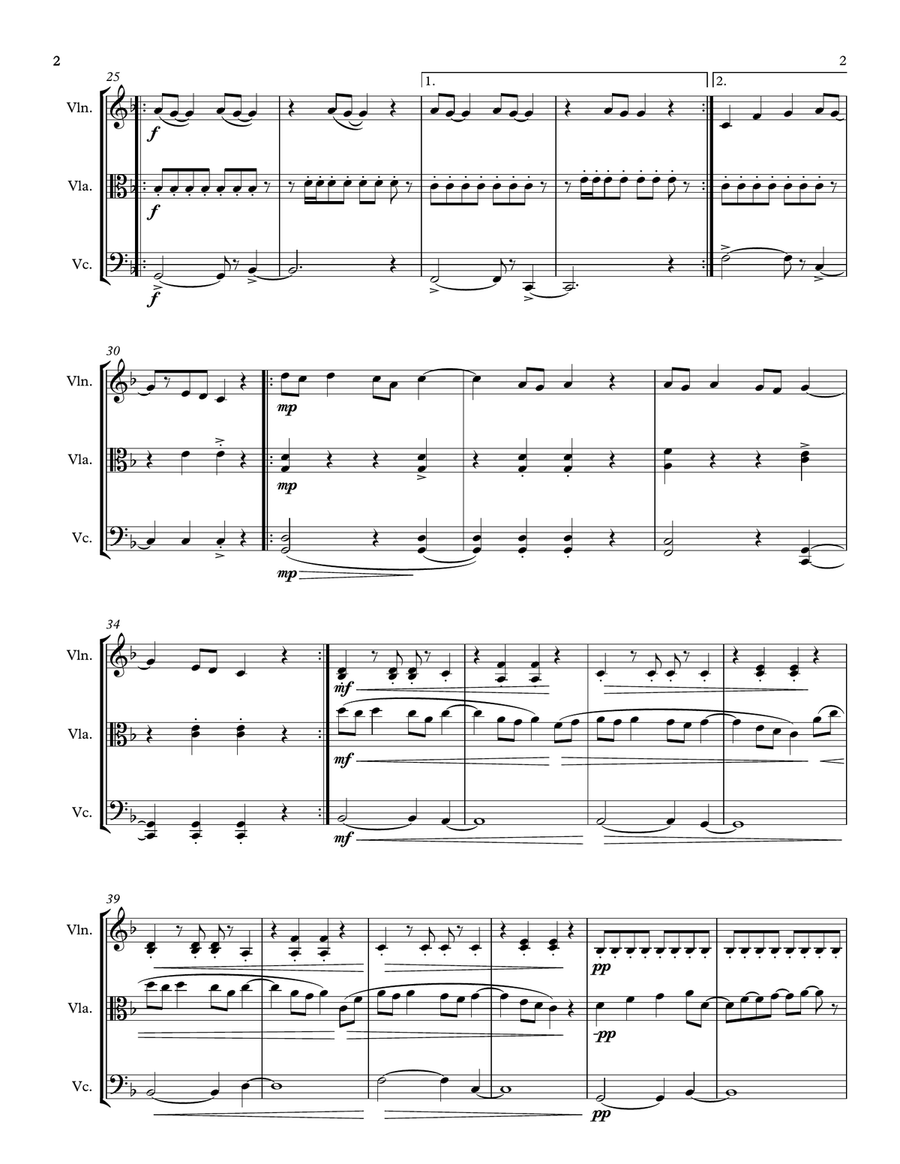 Paradise String Trio scores gallery preview page 3
