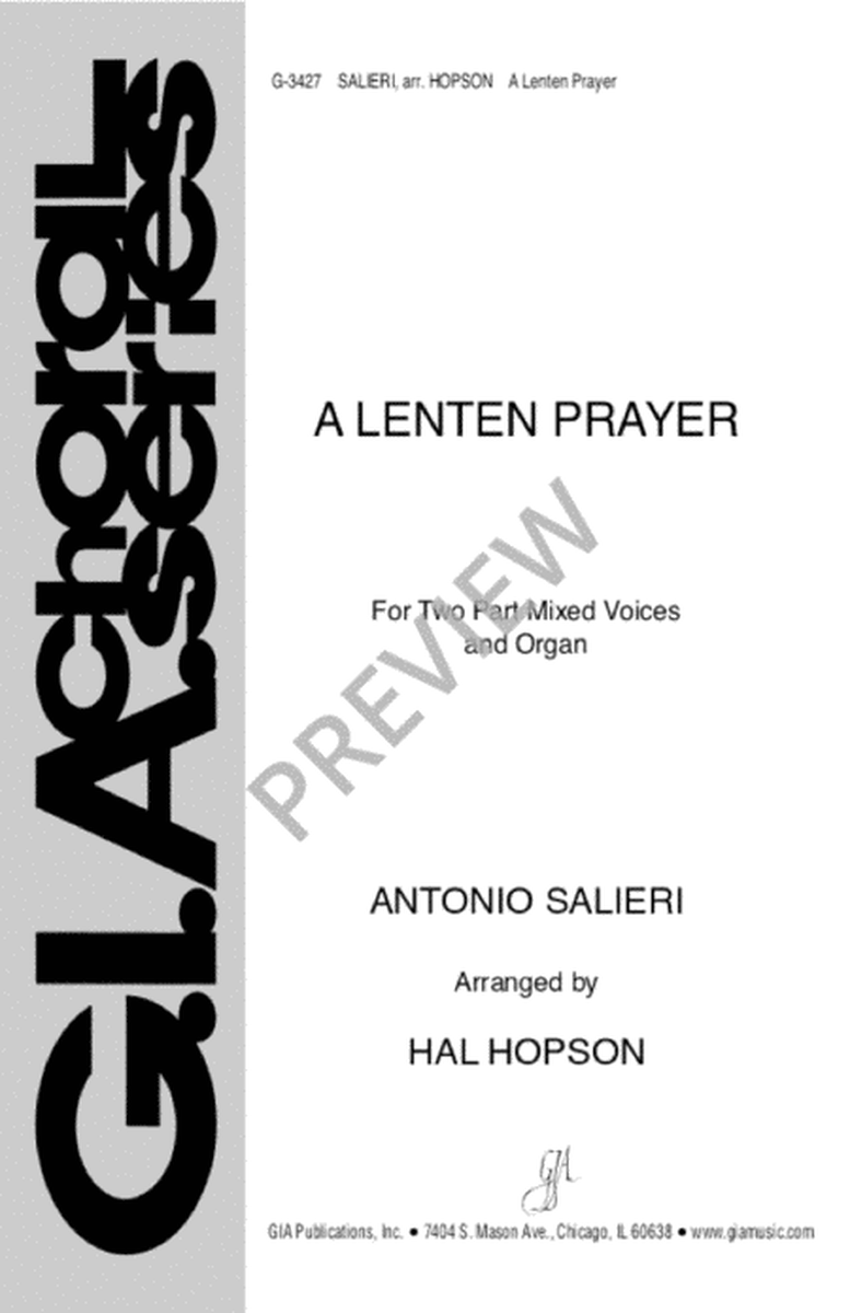 A Lenten Prayer image number null