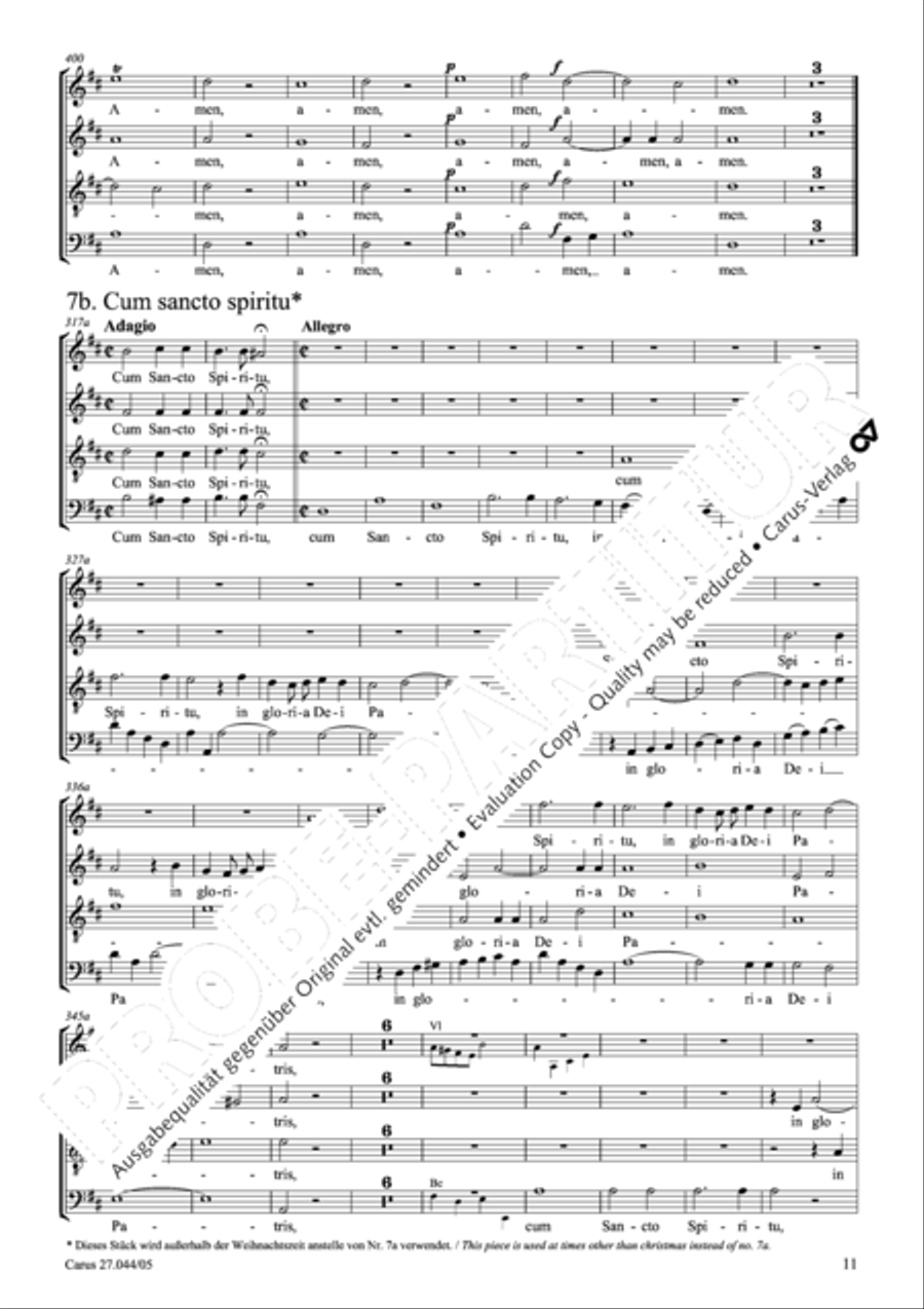 Messa per il Santissimo Natale 4-Part scores gallery preview page 12