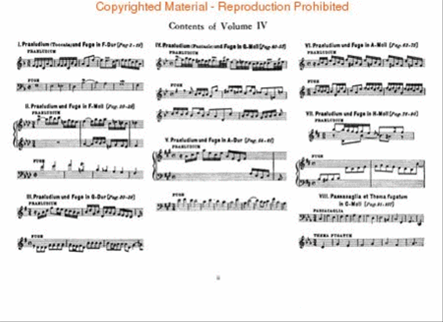 Volume 4: Preludes and Fugues - Mature Master Period (Part 2) Organ scores gallery preview page 2