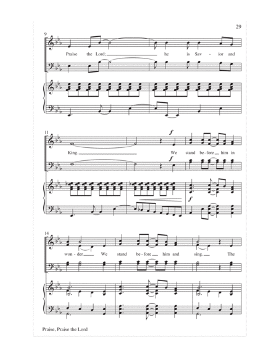 Worship Openers: Introits that Work!, Vol. 2 4-Part scores gallery preview page 31