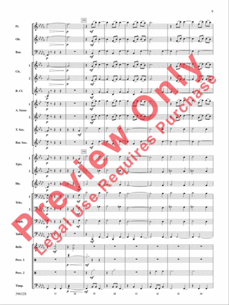 Avinu Malkeinu Concert Band scores gallery preview page 10