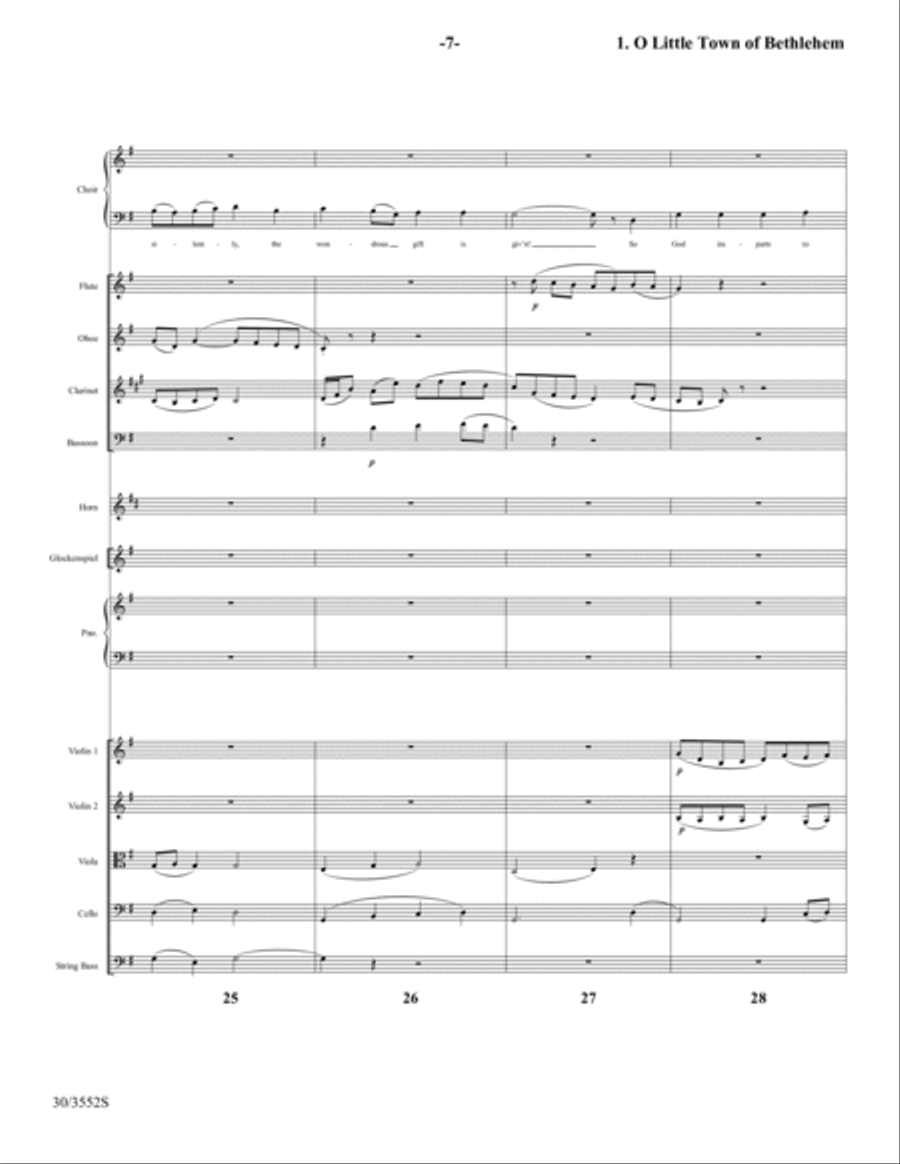 Come Now to Bethlehem - CD with Printable Parts Choir scores gallery preview page 9
