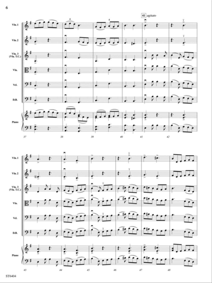 Swashbucklers Saga: Score String Orchestra scores gallery preview page 6