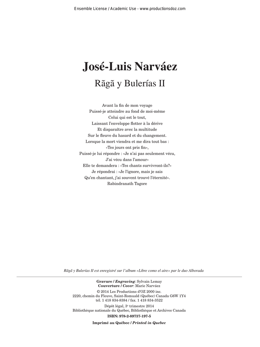 Rãgã y bulerías II Classical Guitar scores gallery preview page 1