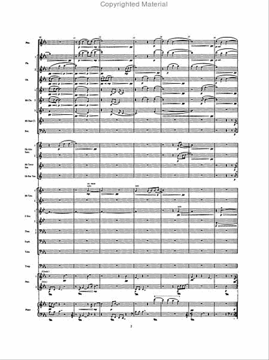 Moonscape Awakening Moonscape Awakening Concert Band scores gallery preview page 3