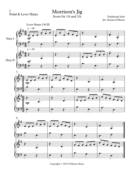 Morrison's Jig, A-Version, Score & Parts image number null