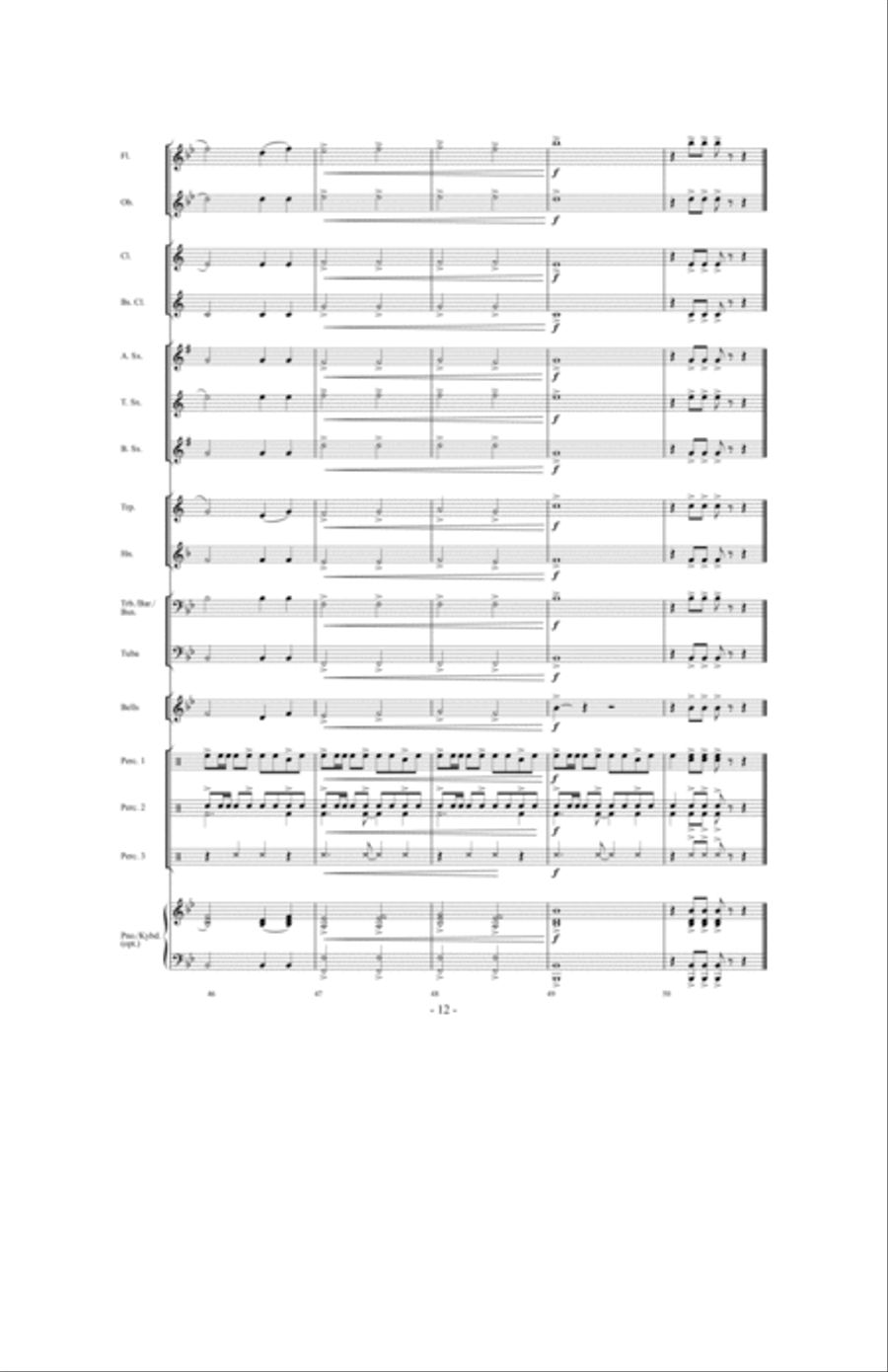 Mi Casa Es Su Casa Mi Casa Es Su Casa Concert Band scores gallery preview page 11