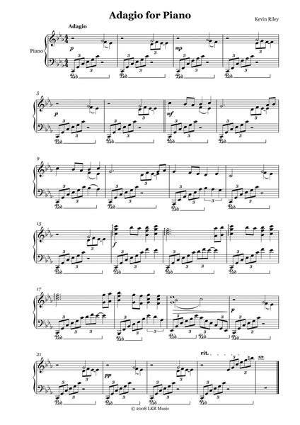 Adagio for Piano image number null