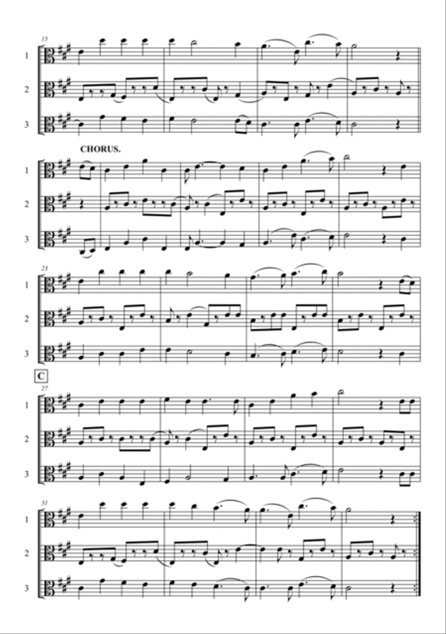Yellow Rose of Texas Viola Solo scores gallery preview page 2