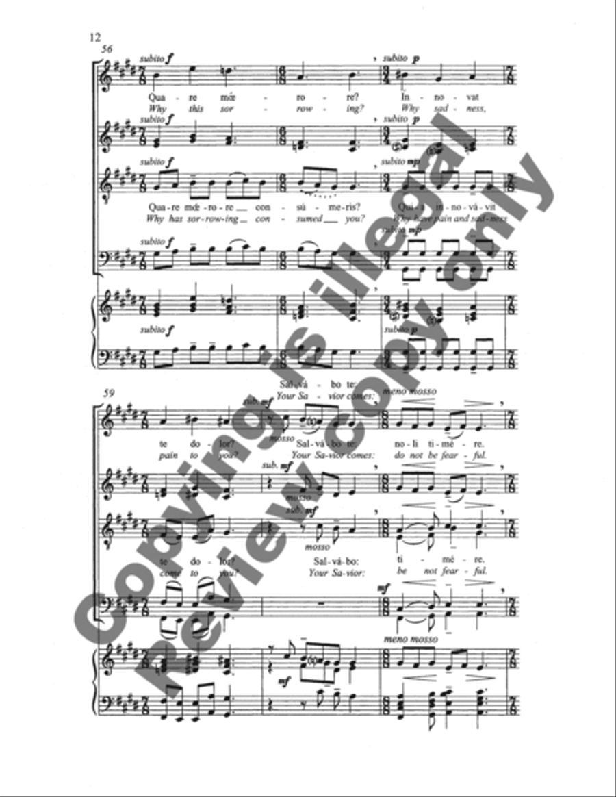 Four Motets on Plainsong Themes: 1. Rorate caeli desuper 4-Part scores gallery preview page 21
