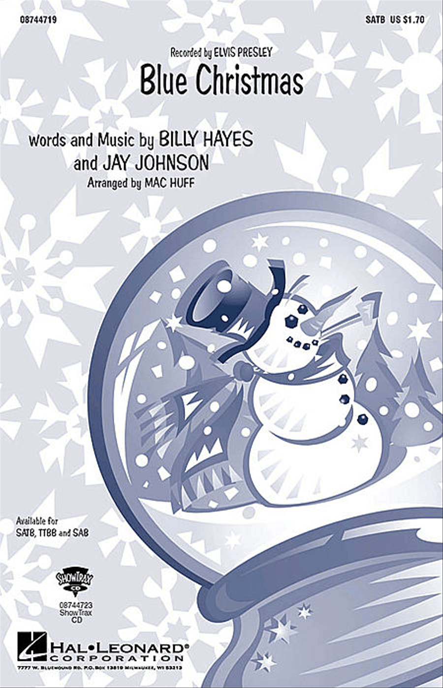 Blue Christmas Blue Christmas Choir scores gallery preview page 1