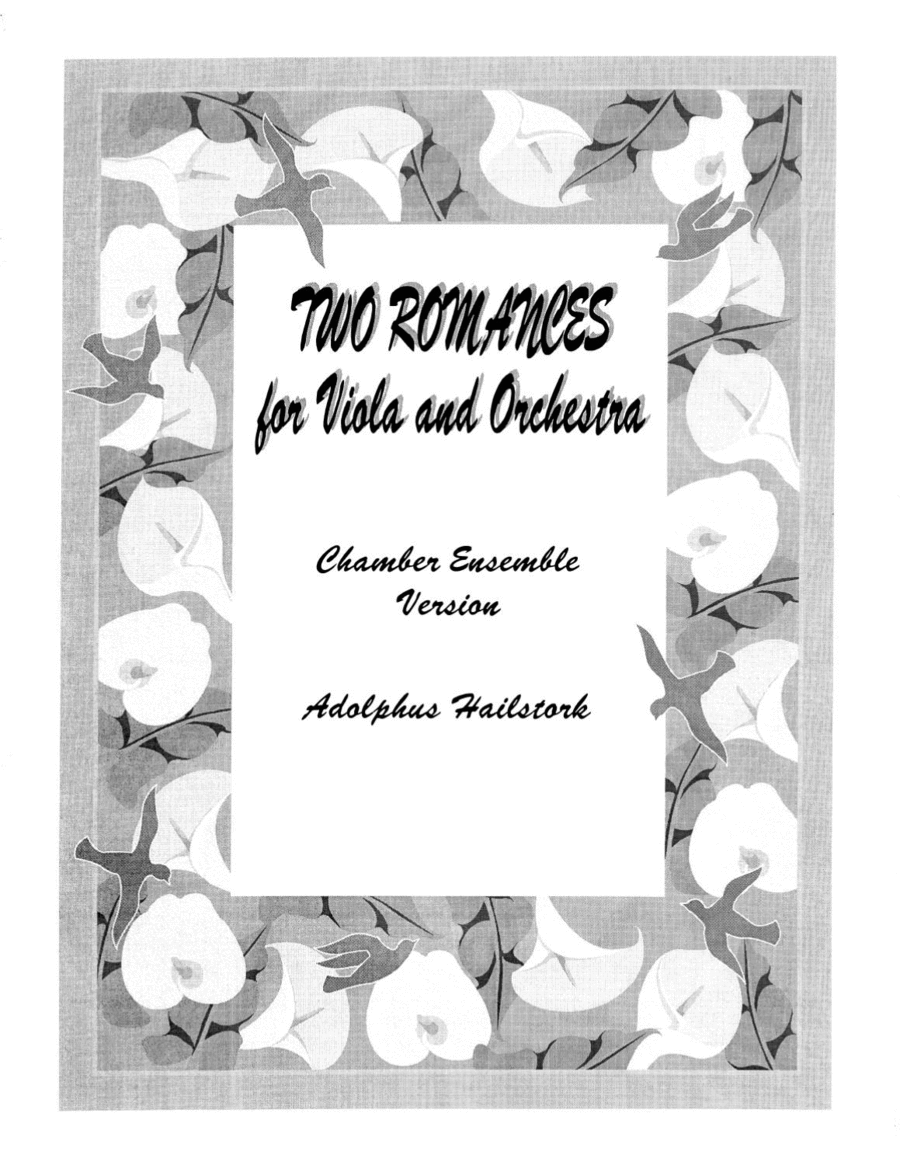 Two Romances Orchestra scores gallery preview page 1
