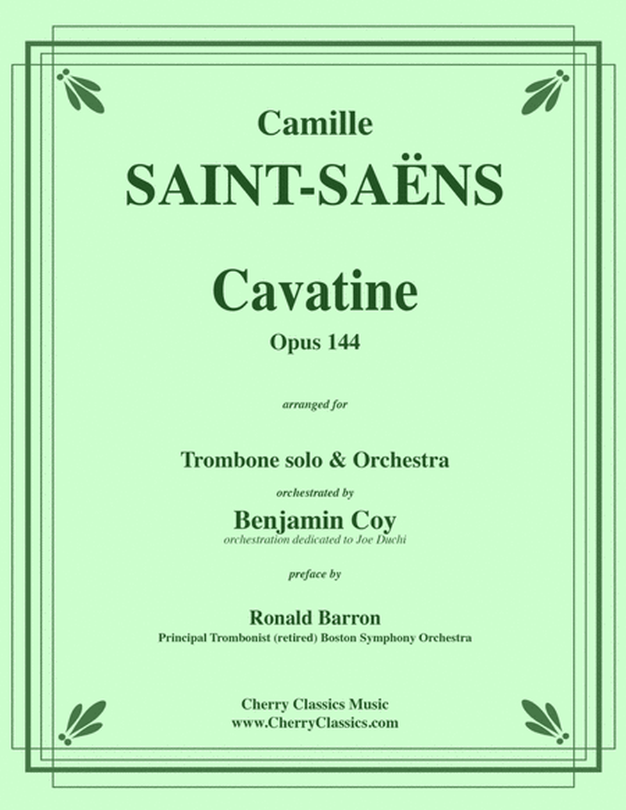 Cavatine for Trombone & Orchestra