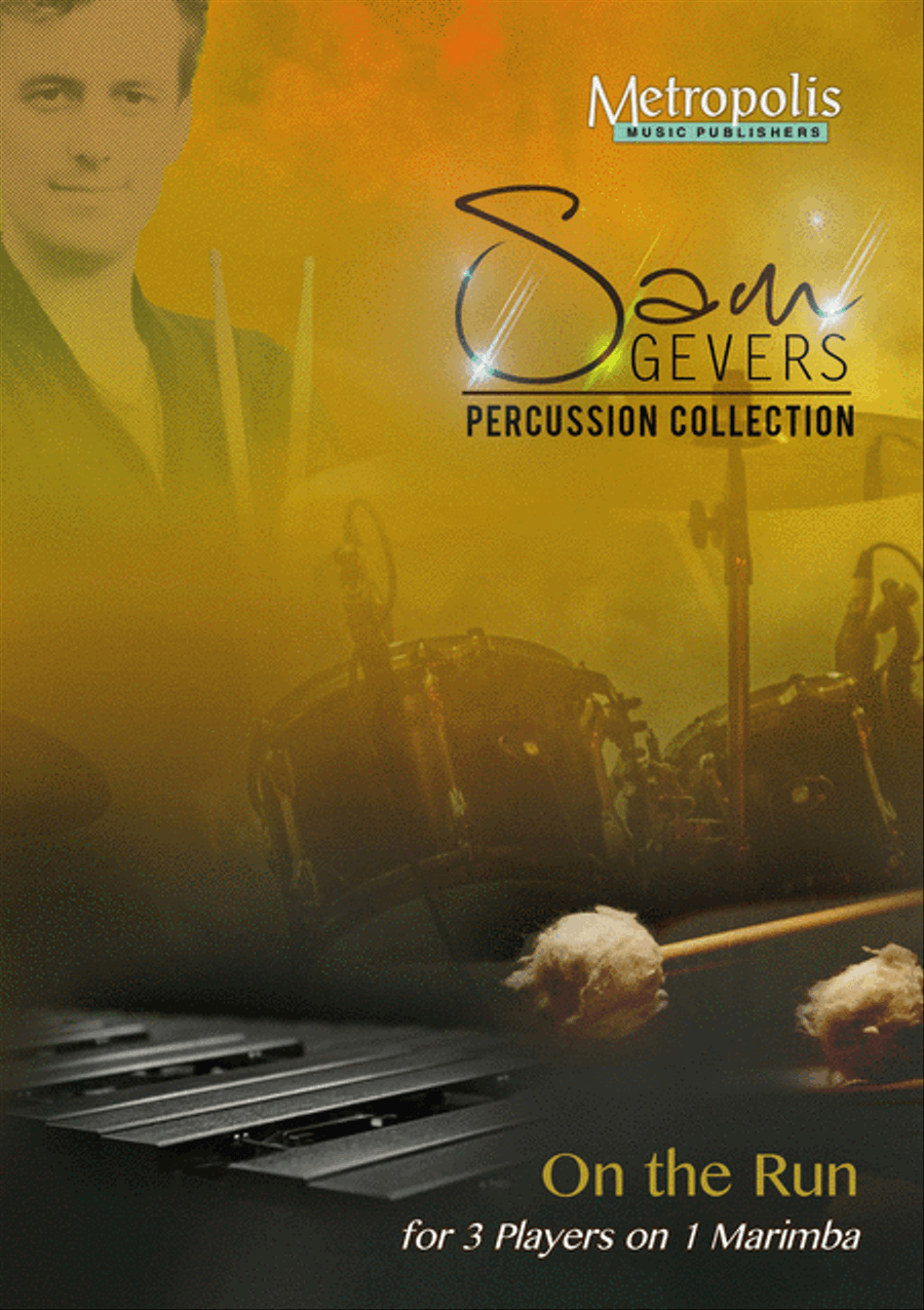 On the Run for 3 Players on 1 Marimba Percussion Ensemble scores gallery preview page 1