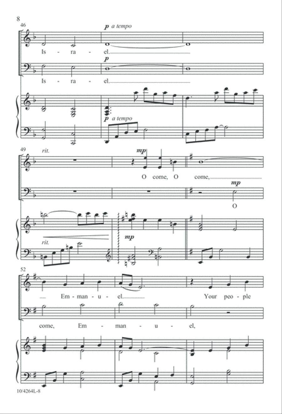 Come, Light of Hope 4-Part scores gallery preview page 9
