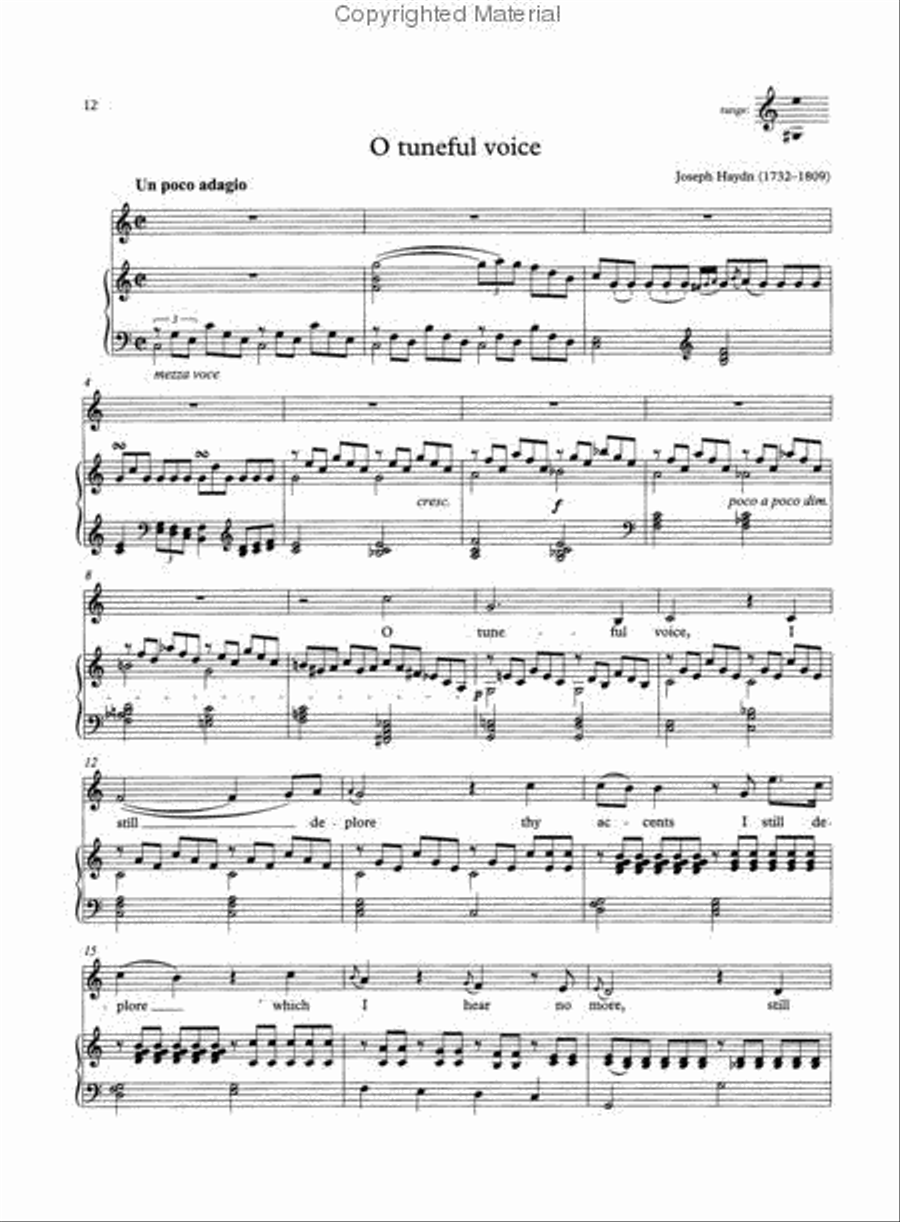 The Art of Song, Grade 8 (Medium Voice) Medium Voice scores gallery preview page 3