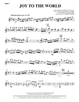 Joy To The World (from A Symphony Of Carols) - Violin 1