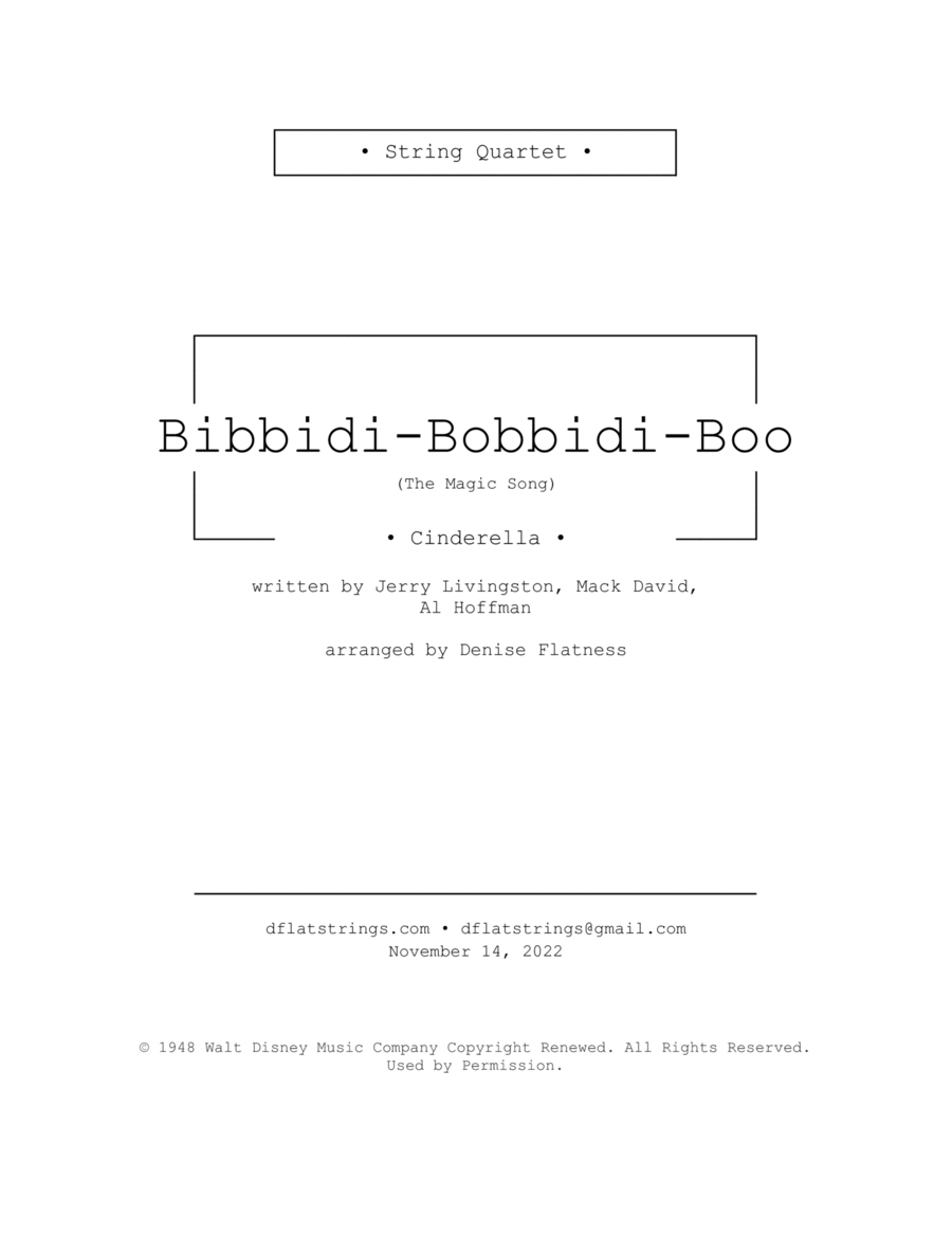 Bibbidi-bobbidi-boo (the Magic Song) image number null