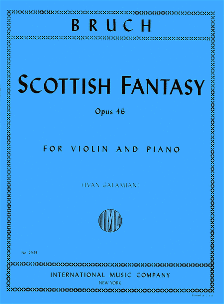 Scottish Fantasy, Op. 46 Violin Solo scores gallery preview page 1