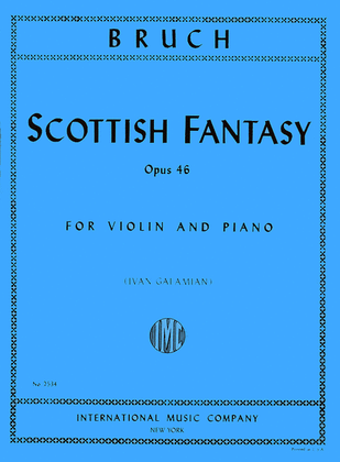 Book cover for Scottish Fantasy, Op. 46