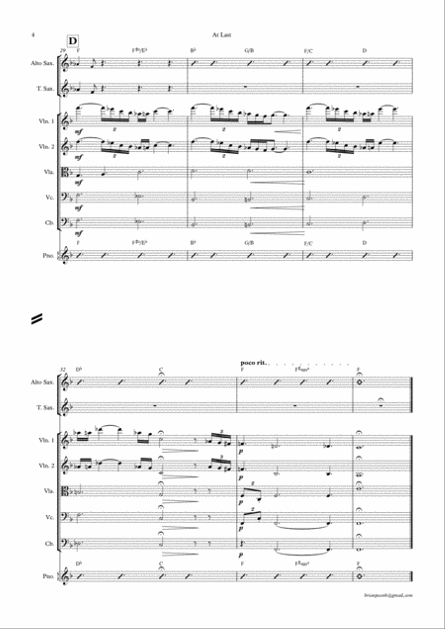 At Last Small Ensemble scores gallery preview page 4