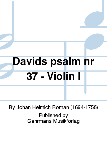 Davids psalm nr 37 - Violin I
