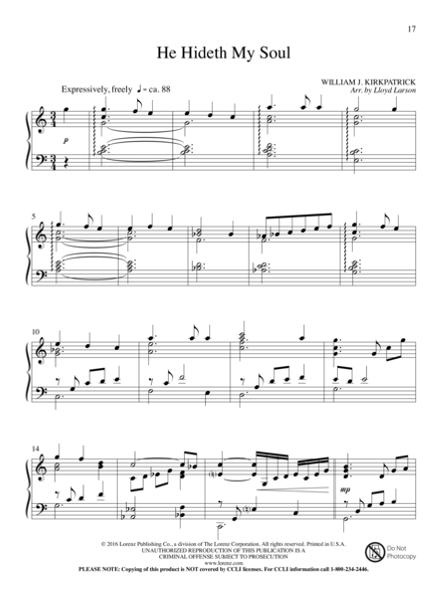 The King of Love Piano Solo scores gallery preview page 10