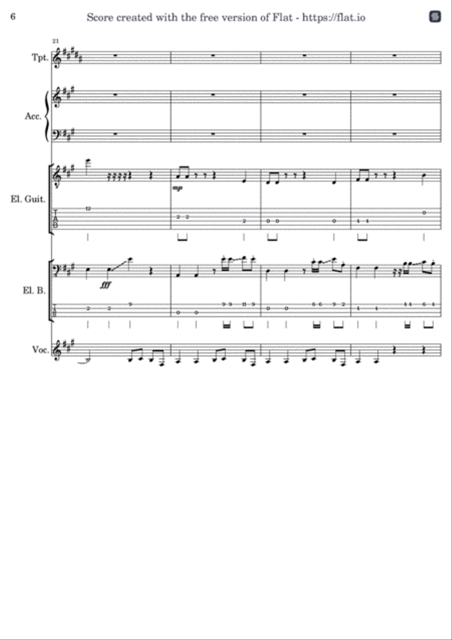 Shotgun Small Ensemble scores gallery preview page 6