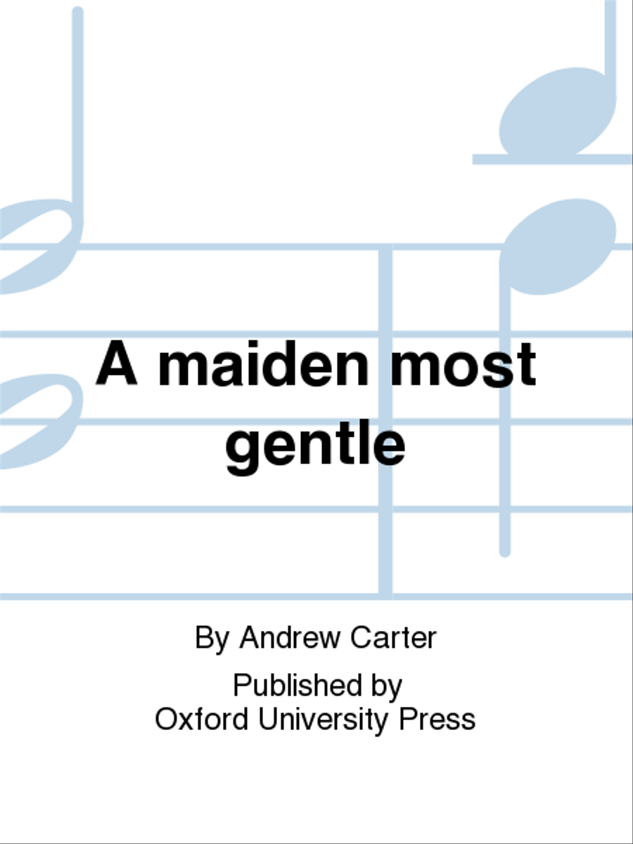 A maiden most gentle 4-Part scores gallery preview page 1