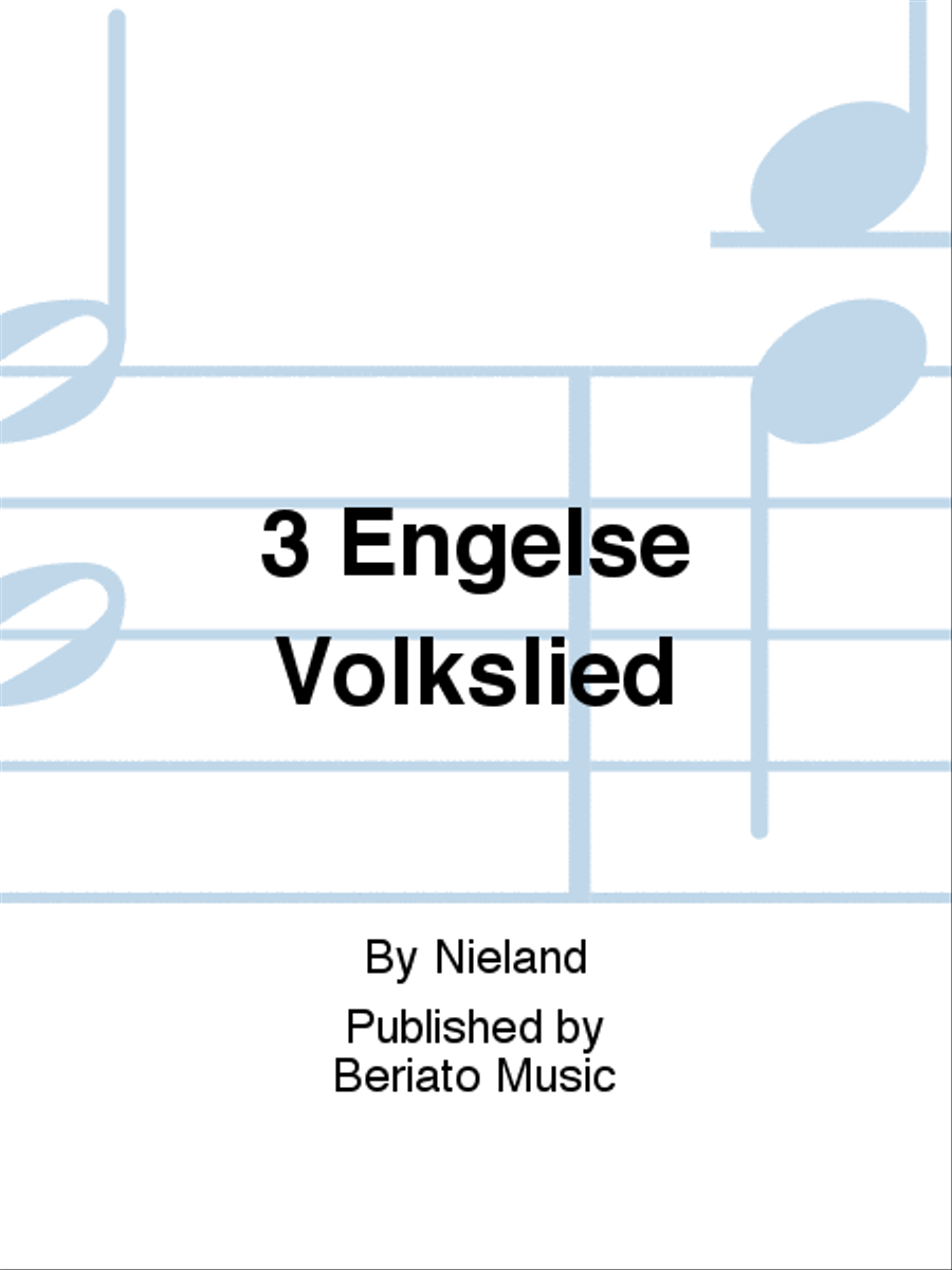 3 Engelse Volkslied 3 Engelse Volkslied SA scores gallery preview page 1