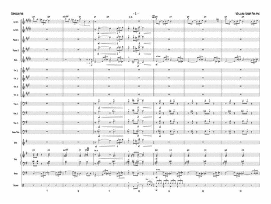 Willow Weep for Me Jazz Ensemble scores gallery preview page 3
