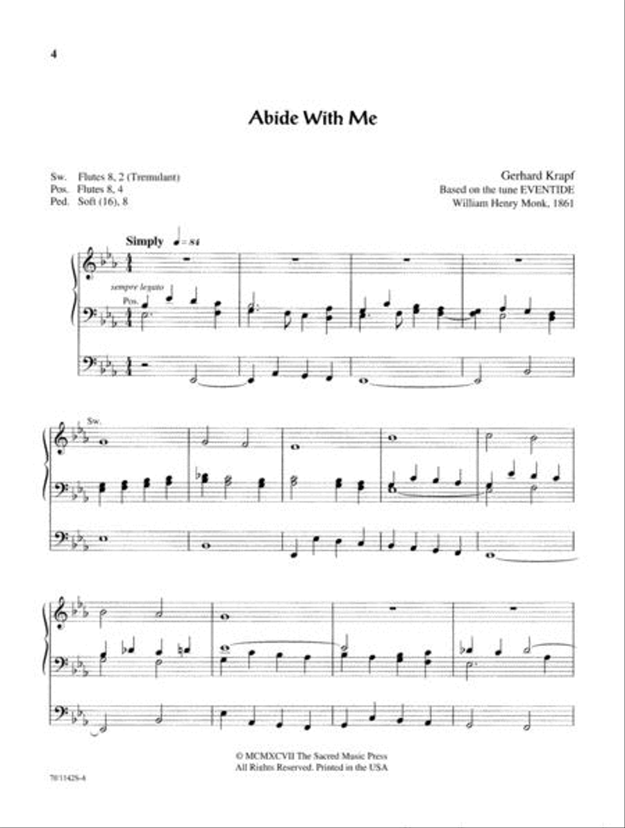 Hymn Meditations for Organ Organ Solo scores gallery preview page 4