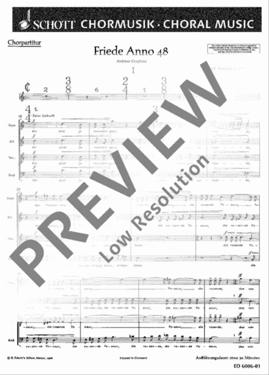 Friede Anno 48 Friede Anno 48 4-Part scores gallery preview page 2