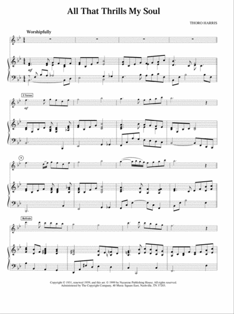 Instrumental Hymn Solos, Vol. 3 Piano scores gallery preview page 2